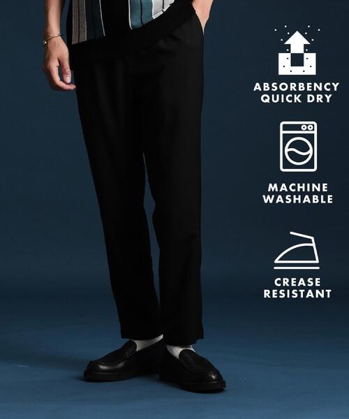 THE SHOP TK （ザ ショップ ティーケー ）の「ドライポリイージーパンツ セットアップ可/吸水速乾/軽量（その他パンツ・メンズ・ライトグレー/グリーン系/チャコールグレー/ブルー/ブラック・01/02/03/04）」の2枚目の写真