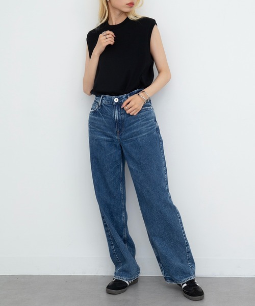 HANES（ヘインズ）の「【Hanes】KURO　スリーブレスTシャツ　HM3-B202（Tシャツ/カットソー・レディース・ブラック・S/M/L/XL）」の8枚目の写真