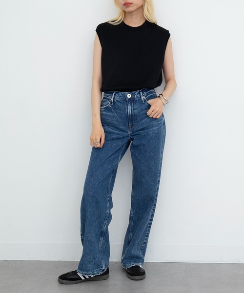 HANES（ヘインズ）の「【Hanes】KURO　スリーブレスTシャツ　HM3-B202（Tシャツ/カットソー・レディース・ブラック・S/M/L/XL）」の9枚目の写真