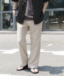 ITEMS URBANRESEARCH | 『セットアップ対応』天然素材コットンリネンウエストイージーパンツ(その他パンツ)