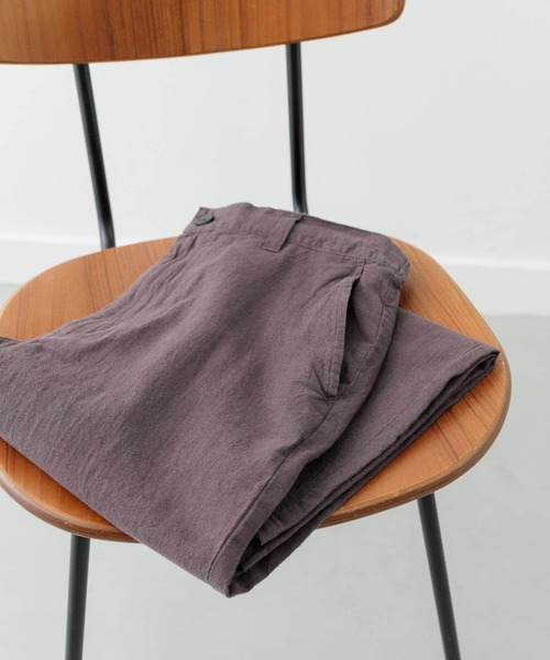 ITEMS URBANRESEARCH（アイテムズ アーバンリサーチ）の「『セットアップ対応』天然素材リネンコットンウエストイージーパンツ（その他パンツ・メンズ・ブラウン/アイボリー/チャコールグレー・MEDIUM/LARGE/X-LARGE）」の14枚目の写真