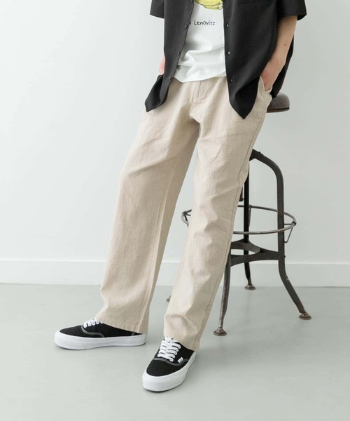 ITEMS URBANRESEARCH（アイテムズ アーバンリサーチ）の「『セットアップ対応』天然素材リネンコットンウエストイージーパンツ（その他パンツ・メンズ・ブラウン/アイボリー/チャコールグレー・MEDIUM/LARGE/X-LARGE）」の18枚目の写真