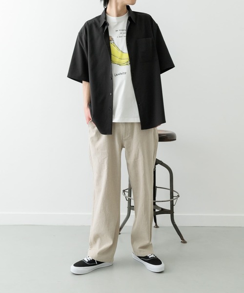 ITEMS URBANRESEARCH（アイテムズ アーバンリサーチ）の「『セットアップ対応』天然素材リネンコットンウエストイージーパンツ（その他パンツ・メンズ・ブラウン/アイボリー/チャコールグレー・MEDIUM/LARGE/X-LARGE）」の19枚目の写真