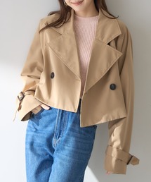 &. NOSTALGIA | 【ZOZO限定】ショート丈トレンチコート(トレンチコート)