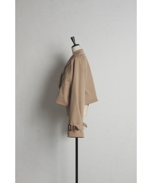&. NOSTALGIA(アンドドットノスタルジア)の「【ZOZO限定】ショート丈トレンチコート(トレンチコート・レディース・ベージュ・M)」の14枚目の写真