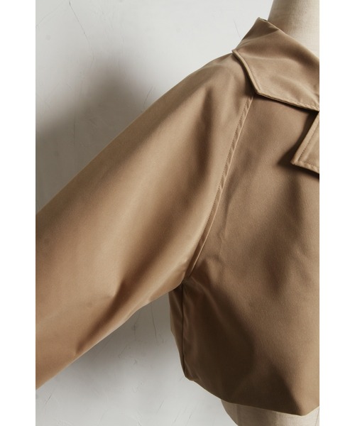 &. NOSTALGIA(アンドドットノスタルジア)の「【ZOZO限定】ショート丈トレンチコート(トレンチコート・レディース・ベージュ・M)」の20枚目の写真