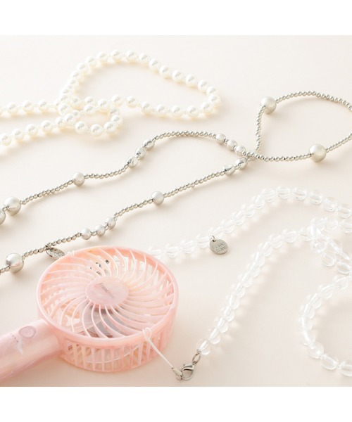 Francfranc（フランフラン）の「【2025年モデル】フレ ネックストラップ（生活家電・レディース・ホワイト/グレー/クリア/シルバー・FREE）」の11枚目の写真