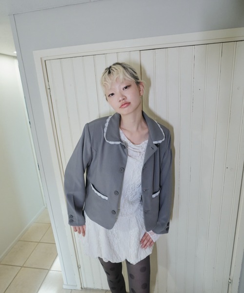 Smyeon(スミョン)の「Lace sheer tops/レースシアープトップス(Tシャツ/カットソー・レディース・ホワイト・FREE)」の22枚目の写真