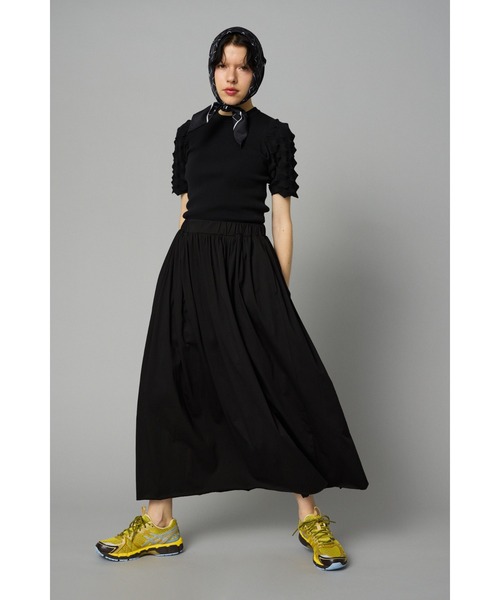 HeRIN.CYE(ヘリンドットサイ)の「Cut flare skirt カットフレアスカート(スカート・レディース・ブラック/ブルー/オレンジ・FREE)」の2枚目の写真