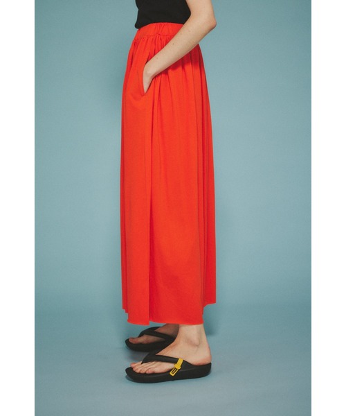 HeRIN.CYE(ヘリンドットサイ)の「Cut flare skirt カットフレアスカート(スカート・レディース・ブラック/ブルー/オレンジ・FREE)」の17枚目の写真