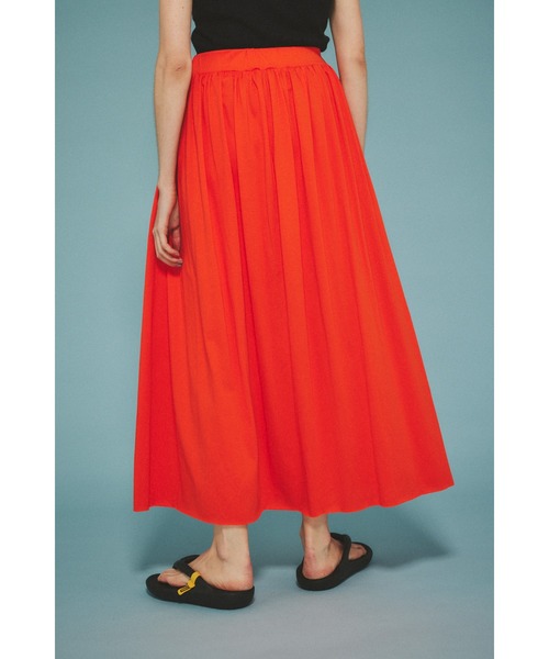 HeRIN.CYE(ヘリンドットサイ)の「Cut flare skirt カットフレアスカート(スカート・レディース・ブラック/ブルー/オレンジ・FREE)」の18枚目の写真