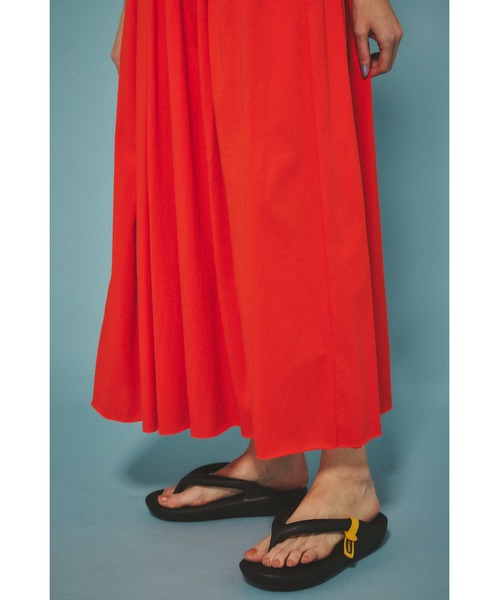 HeRIN.CYE(ヘリンドットサイ)の「Cut flare skirt カットフレアスカート(スカート・レディース・ブラック/ブルー/オレンジ・FREE)」の21枚目の写真