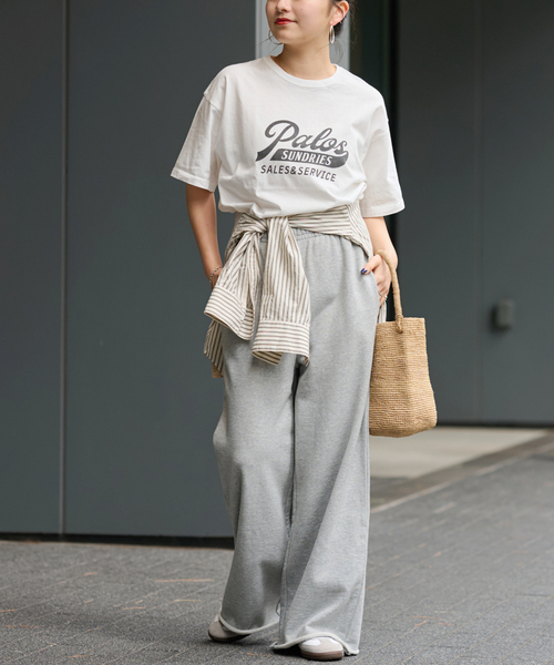 JOURNAL STANDARD relume(ジャーナルスタンダード レリューム)の「PalosロゴTEE(Tシャツ/カットソー・レディース・チャコールグレー/レッド・FREE)」の3枚目の写真