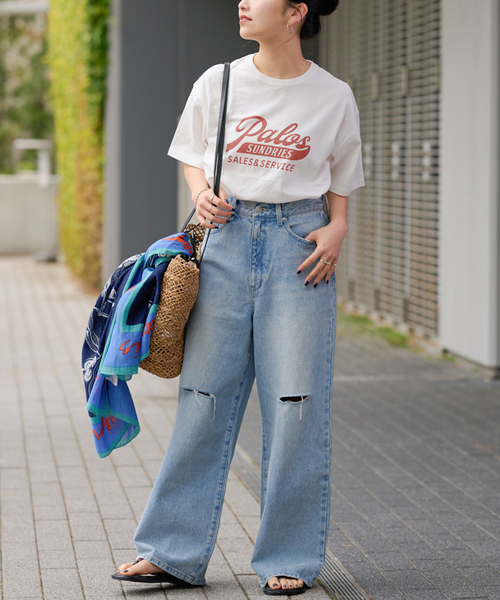 JOURNAL STANDARD relume(ジャーナルスタンダード レリューム)の「PalosロゴTEE(Tシャツ/カットソー・レディース・チャコールグレー/レッド・FREE)」の10枚目の写真
