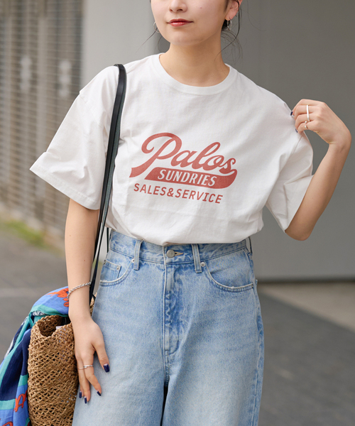 JOURNAL STANDARD relume(ジャーナルスタンダード レリューム)の「PalosロゴTEE(Tシャツ/カットソー・レディース・チャコールグレー/レッド・FREE)」の13枚目の写真