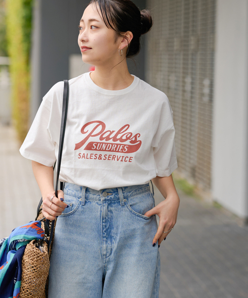 JOURNAL STANDARD relume(ジャーナルスタンダード レリューム)の「PalosロゴTEE(Tシャツ/カットソー・レディース・チャコールグレー/レッド・FREE)」の14枚目の写真