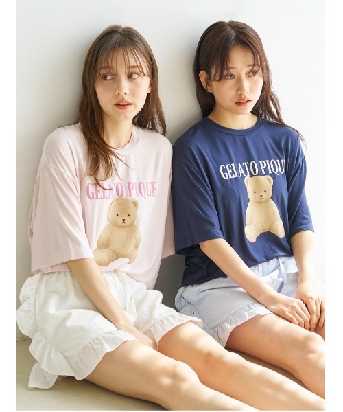 セール】【ONLINE限定】【接触冷感】ベアワンポイントTシャツ