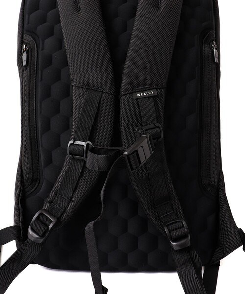 ウェクスレイSHELDRAKE コーデュラーバリスティクブラック wexley-sheldrake-backpack-