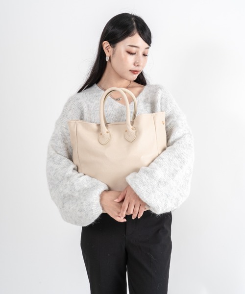 MARCO BIANCHINI（マルコビアンチーニ）の「【MARCO BIANCHINI/マルコビアンキーニ】レザートートバッグ 本革（トートバッグ・レディース・ブラック/ブラウン系その他/ベージュ・FREE）」の19枚目の写真