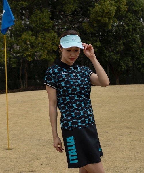 Kappa（カッパ）の「【Kappa/カッパ】レディースダンボールニットスカート　ゴルフ（スカート・レディース・ブラック/ホワイト/ネイビー・MEDIUM/LARGE/SMALL）」の10枚目の写真