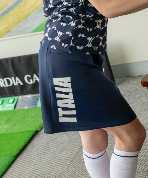 Kappa（カッパ）の「【Kappa/カッパ】レディースダンボールニットスカート　ゴルフ（スカート・レディース・ブラック/ホワイト/ネイビー・MEDIUM/LARGE/SMALL）」の19枚目の写真