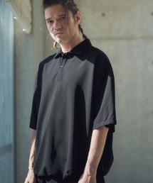 ADAMPATEK/ripple looose polo shirt/リップルルーズポロシャツ(AP2514005)