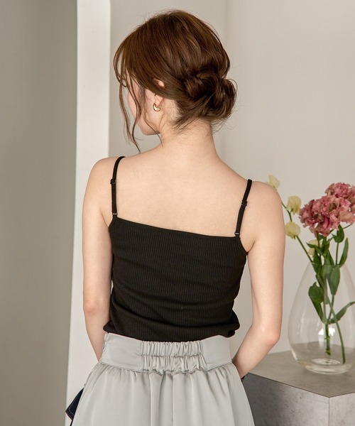 mideal（マイディール）の「front button camisole / フロントボタン