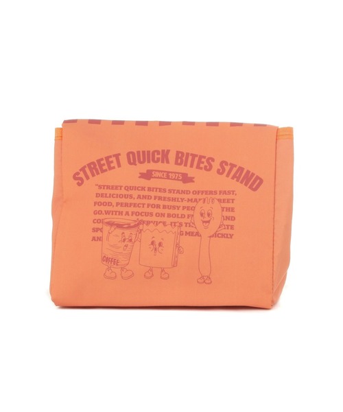 niko and...(ニコアンド)の「オリジナル保冷バッグ【STREET QUICK BITES STAND】(お弁当箱・レディース・オレンジ/ブルー・0)」の6枚目の写真
