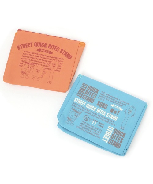 niko and...(ニコアンド)の「オリジナル保冷バッグ【STREET QUICK BITES STAND】(お弁当箱・レディース・オレンジ/ブルー・0)」の12枚目の写真
