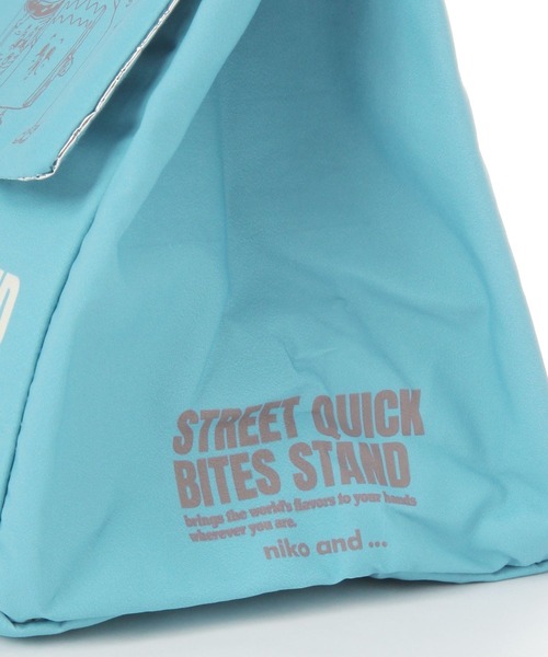 niko and...(ニコアンド)の「オリジナル保冷バッグ【STREET QUICK BITES STAND】(お弁当箱・レディース・オレンジ/ブルー・0)」の14枚目の写真
