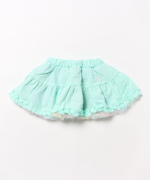 BABYDOLL(ベビードール)の「ボリュームスカート 0723K(スカート・キッズ・チェリーピンク/ライトグリーン系1/パープル・80cm/90cm/100cm/110cm/120cm)」の2枚目の写真