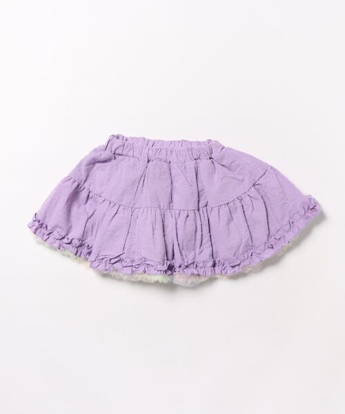 BABYDOLL(ベビードール)の「ボリュームスカート 0723K(スカート・キッズ・チェリーピンク/ライトグリーン系1/パープル・80cm/90cm/100cm/110cm/120cm)」の4枚目の写真