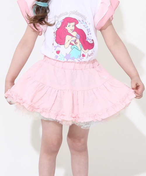 BABYDOLL(ベビードール)の「ボリュームスカート 0723K(スカート・キッズ・チェリーピンク/ライトグリーン系1/パープル・80cm/90cm/100cm/110cm/120cm)」の1枚目の写真