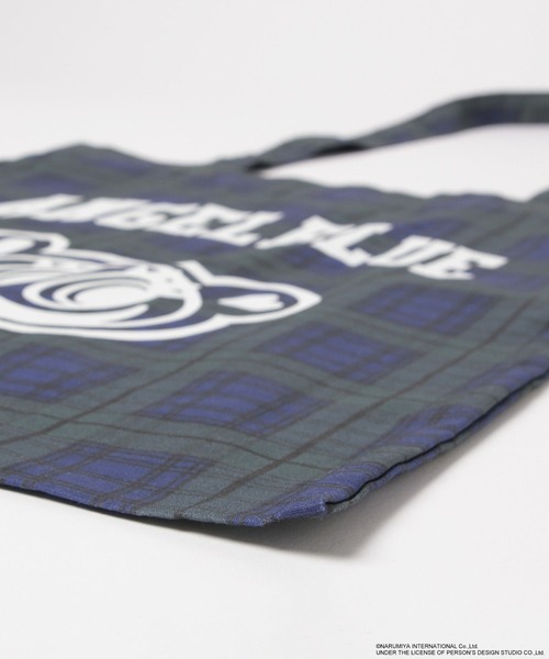 FOREVER 21(フォーエバー トゥエンティーワン)の「【ANGEL BLUE】チェックトートバッグ(トートバッグ・レディース・ネイビー/イエロー・FREE)」の16枚目の写真