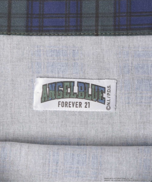 FOREVER 21(フォーエバー トゥエンティーワン)の「【ANGEL BLUE】チェックトートバッグ(トートバッグ・レディース・ネイビー/イエロー・FREE)」の17枚目の写真