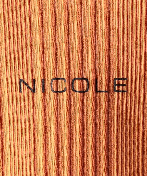 NICOLE CLUB FOR MEN（ニコルクラブフォーメン）の「ランダムテレコ・メランジ天竺タンクトップ（タンクトップ・メンズ・オレンジ/ホワイト系/ブルー系/ブラック/ネイビー/オフホワイト・LARGE/X-LARGE/MEDIUM）」の19枚目の写真