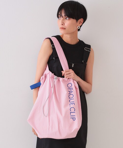 OPAQUE.CLIP（オペークドットクリップ）の「【推し活／6color】うちわも入る大きさ！ビッグトートバッグ（トートバッグ・レディース・ピンク系その他/ブラック系4/グリーン系その他5/ブルー系4/パープル系1/ワイン系6・00）」の17枚目の写真