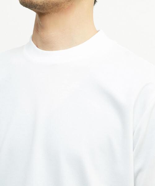 MEN'S MELROSE（メンズメルローズ）の「《WEB限定》ICE PACK NYLON 半袖ジャケT | 接触冷感 / 速乾（Tシャツ/カットソー・メンズ・ホワイト/チャコールグレー/ブラック/ベージュ/ネイビー/ブラウン・4/2/3/5）」の11枚目の写真