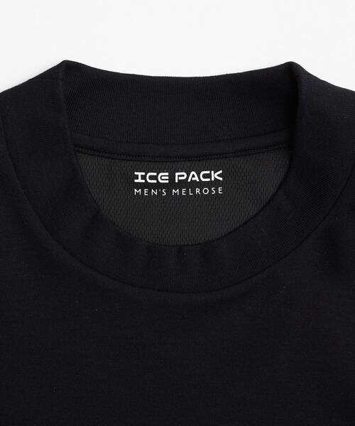 MEN'S MELROSE（メンズメルローズ）の「《WEB限定》ICE PACK NYLON 半袖ジャケT | 接触冷感 / 速乾（Tシャツ/カットソー・メンズ・ホワイト/チャコールグレー/ブラック/ベージュ/ネイビー/ブラウン・4/2/3/5）」の13枚目の写真