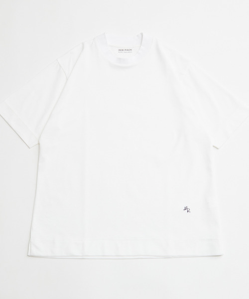 MEN'S MELROSE（メンズメルローズ）の「《WEB限定》ICE PACK NYLON 半袖ジャケT | 接触冷感 / 速乾（Tシャツ/カットソー・メンズ・ホワイト/チャコールグレー/ブラック/ベージュ/ネイビー/ブラウン・4/2/3/5）」の14枚目の写真