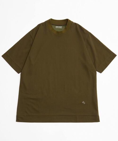 MEN'S MELROSE（メンズメルローズ）の「《WEB限定》ICE PACK NYLON 半袖ジャケT | 接触冷感 / 速乾（Tシャツ/カットソー・メンズ・ホワイト/チャコールグレー/ブラック/ベージュ/ネイビー/ブラウン・4/2/3/5）」の20枚目の写真