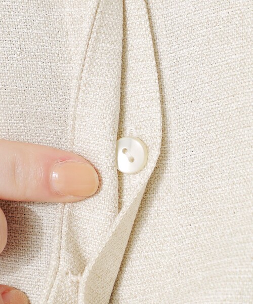 LOVELESS（ラブレス）の「フリンジハーフスリーブシャツ（シャツ/ブラウス・レディース・ベージュ系その他2/ブラック/ブルー系その他2・34/36）」の13枚目の写真