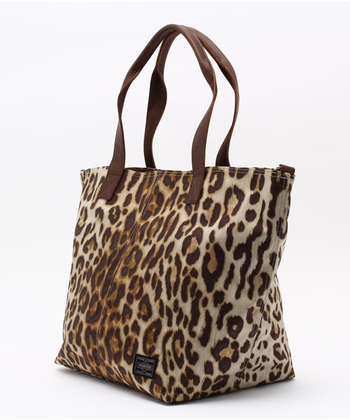 HEAD PORTER(ヘッドポーター)の「LEOPARD/TOTE BAG(L)(トートバッグ・メンズ・レオパード・FREE)」の2枚目の写真