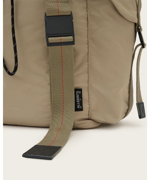 ALLSAINTS（オールセインツ）の「MARS RECYCLED BACKPACK | MARS リサイクル バックパック（バックパック/リュック・メンズ・ライトカーキ・ONE SIZE）」の7枚目の写真