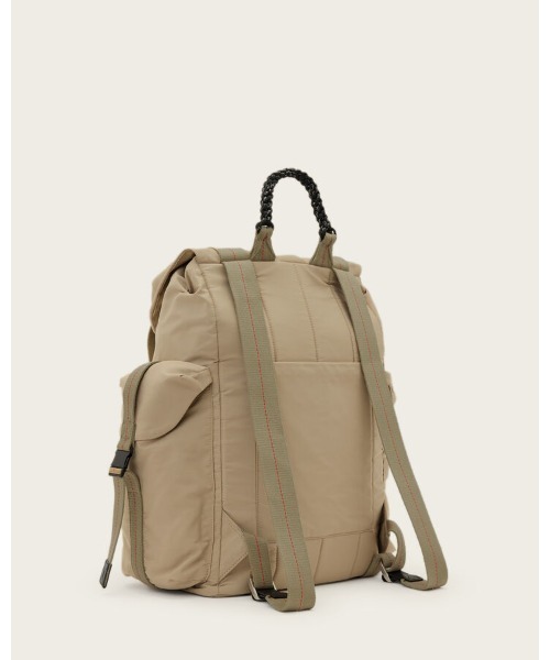 ALLSAINTS（オールセインツ）の「MARS RECYCLED BACKPACK | MARS リサイクル バックパック（バックパック/リュック・メンズ・ライトカーキ・ONE SIZE）」の9枚目の写真