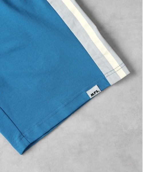 MPS（エムピーエス）の「【MPS】サイドラインハーフパンツ（その他パンツ・キッズ・ブルー/ブラック・120/130/140/150/160）」の5枚目の写真