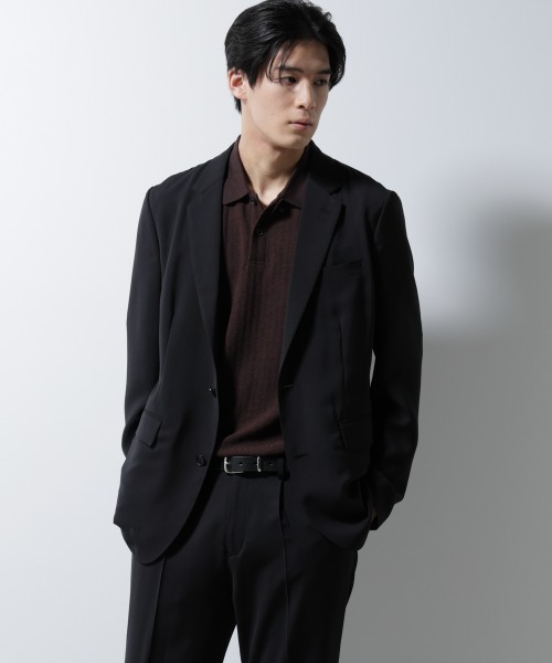 NANO universe（ナノユニバース）の「｢Damerino｣ライトウェイトストレッチセットアップ/吸水速乾（セットアップ・メンズ・ブラック/ネイビー・S/XL/L/M）」の9枚目の写真