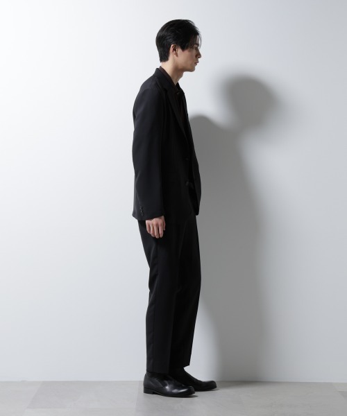 ナノユニバース ブラックセットアップ セール】｢Damerino｣ライトウェイトストレッチセットアップ/吸水