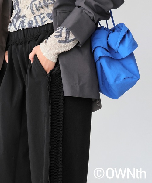 antiqua(アンティカ)の「メッシュラインパンツ(その他パンツ・レディース・ブラック・ONESIZE)」の7枚目の写真