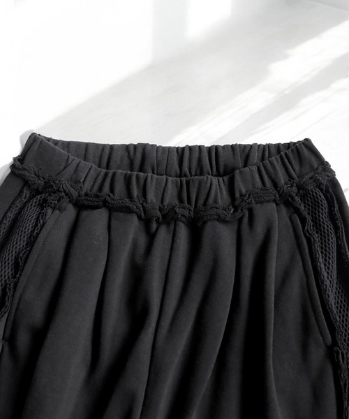 antiqua(アンティカ)の「メッシュラインパンツ(その他パンツ・レディース・ブラック・ONESIZE)」の13枚目の写真